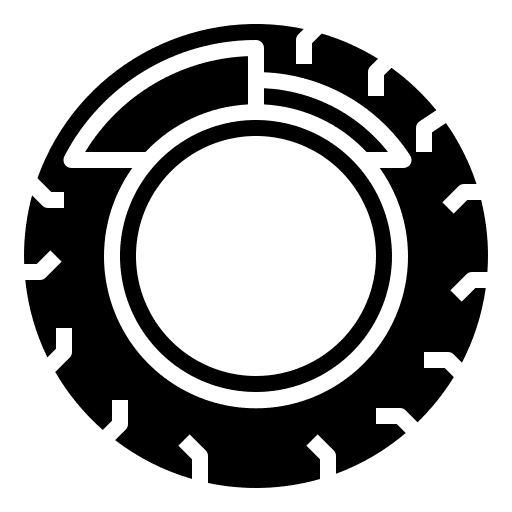 a black background with a black new tire